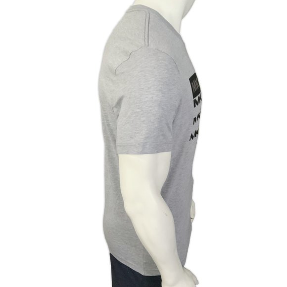 NWT MICHAEL KORS AUTHENTIC MEN'S GRAY CREW NECK SHORT SLEEVE T-SHIRT SIZE M - Picture 3 of 5